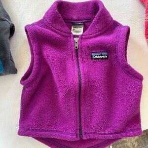 Patagonia Purple baby Fleece Vest